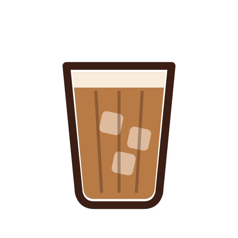 Illustration: Iced Karak von oben